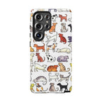 Dog Pattern Samsung Galaxy Case | Cute Colourful Dogs