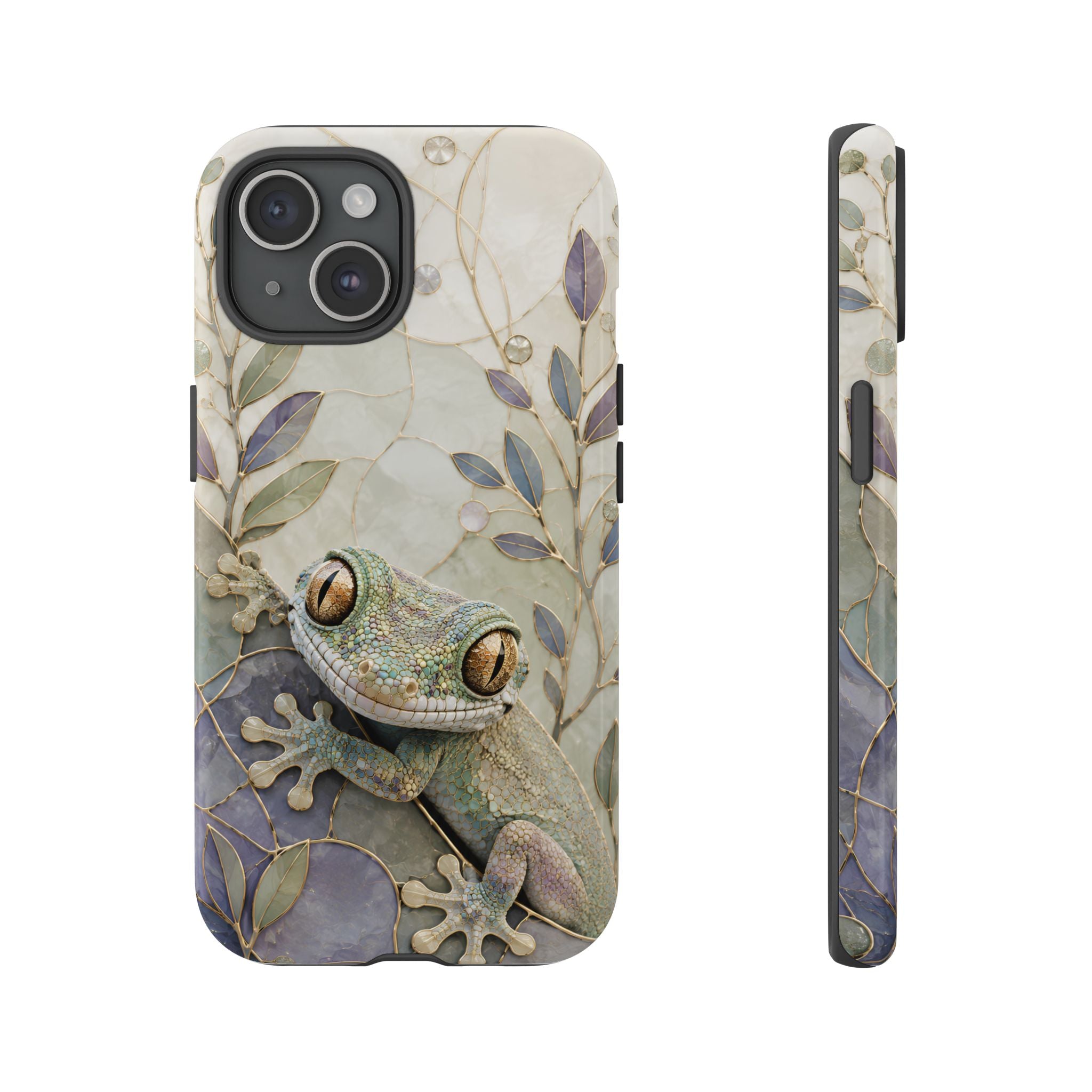 Tree Frog iPhone Case | Stained Glass Frog Cover
