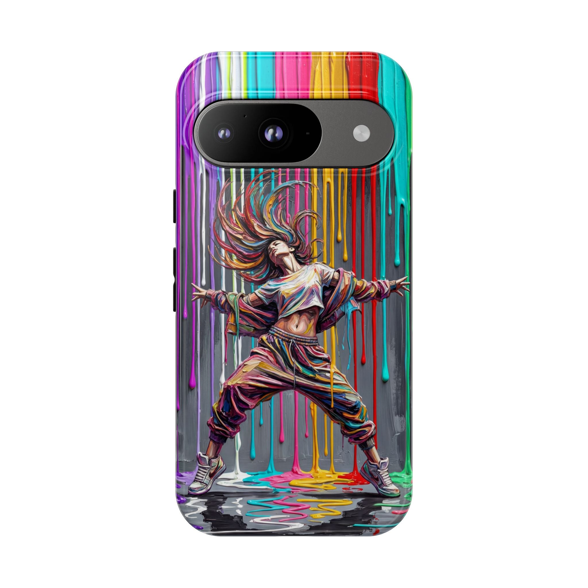 Google Pixel Phone Case | Colorful Street Dance Drip Design