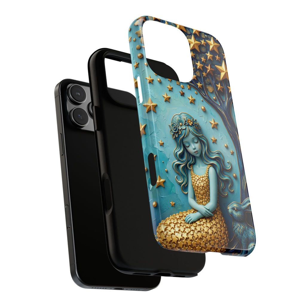 Dreamy Maiden & Star Tree iPhone Case