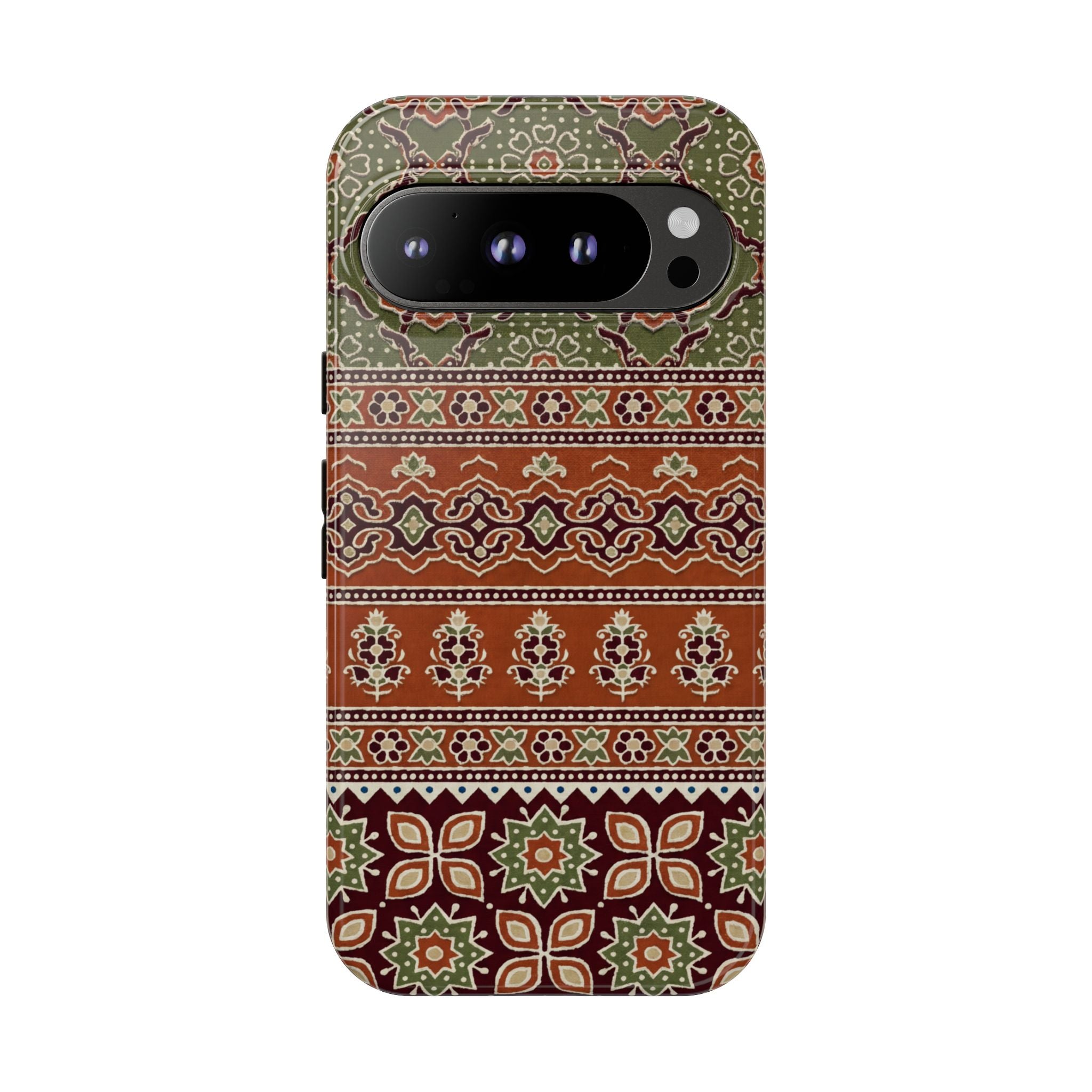 Batik Floral Protective Google Pixel Case