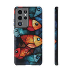 Fish Mosaic Tough Samsung Galaxy Case — Colourful Artistic Fish Pattern