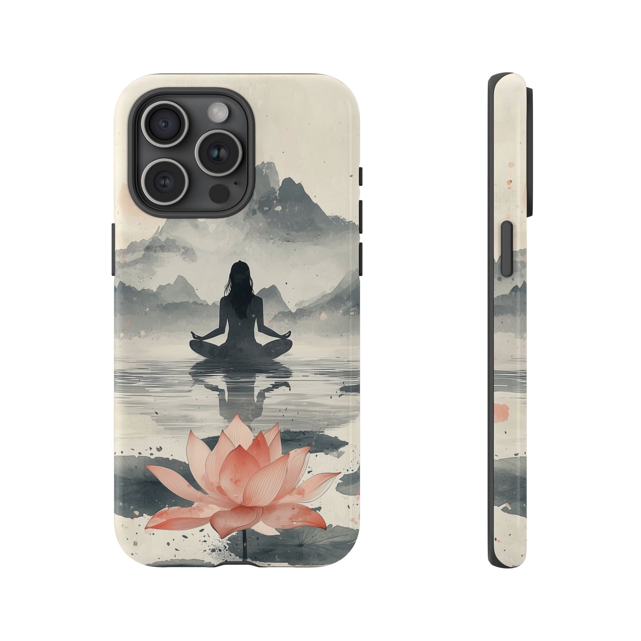 Zen Yoga Meditation Lotus iPhone Case