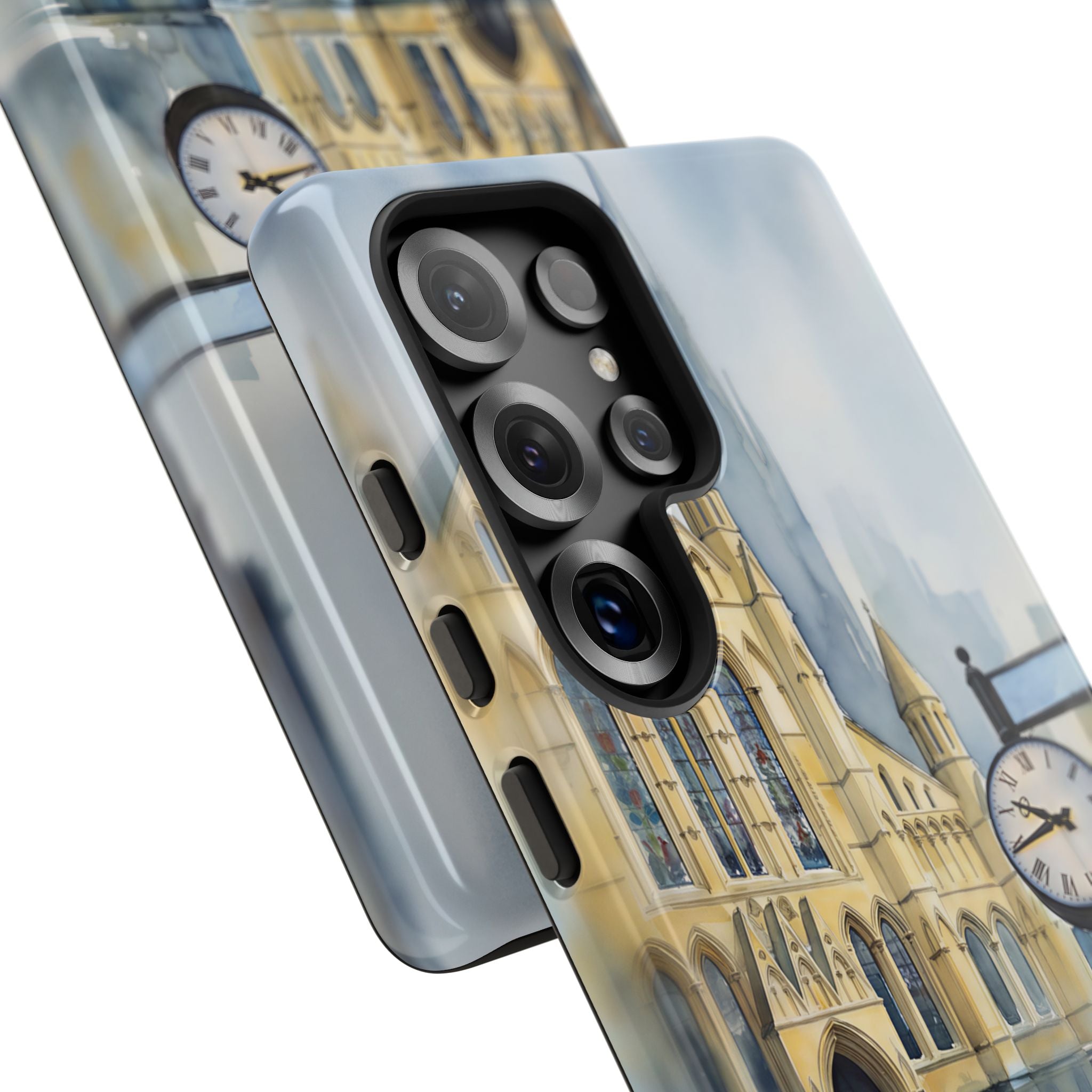 Custodia per telefono Samsung Galaxy York Rotary Clock Heritage