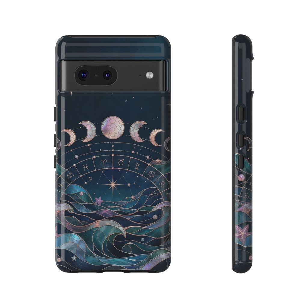 Celestial Zodiac Wheel Google Pixel Phone Case | Moon Phase Phone Case