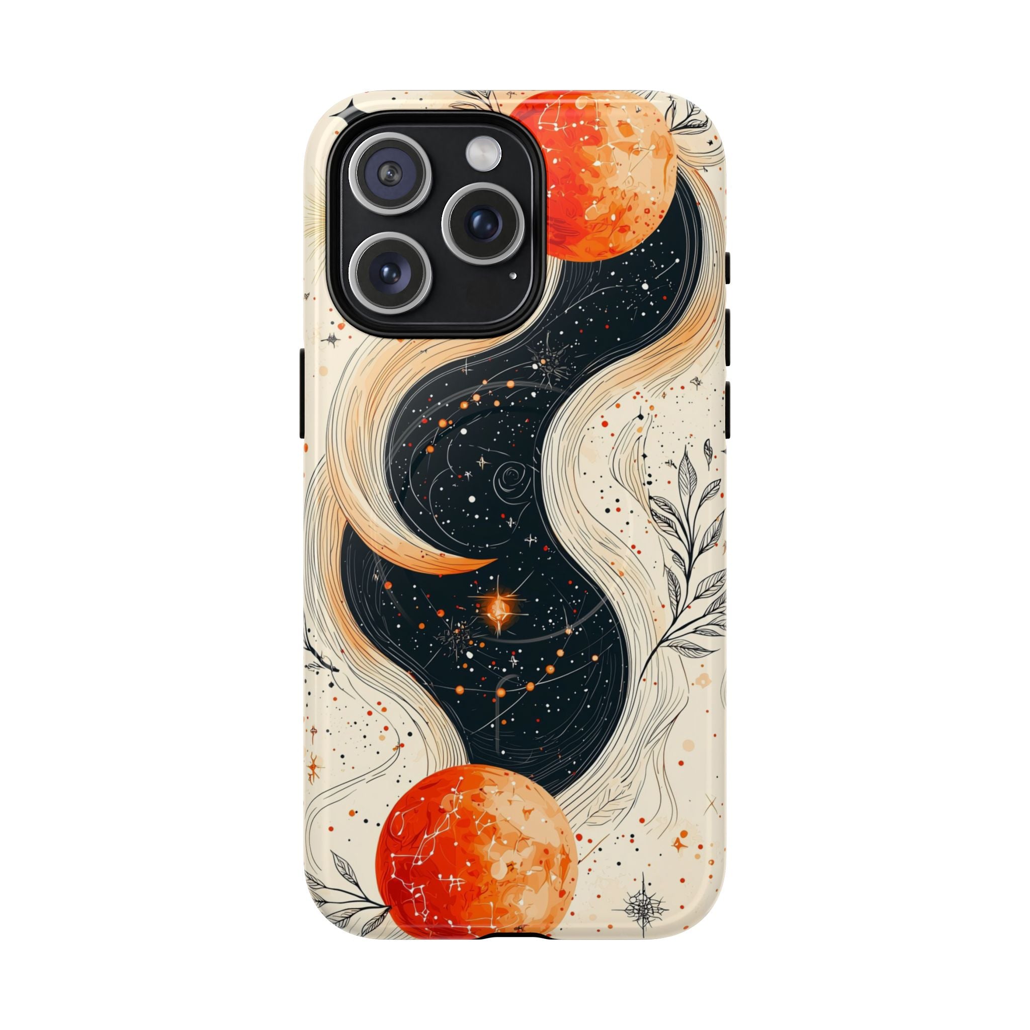 Custodia Astrology Galaxy MagSafe per iPhone | Red Moon Celestial