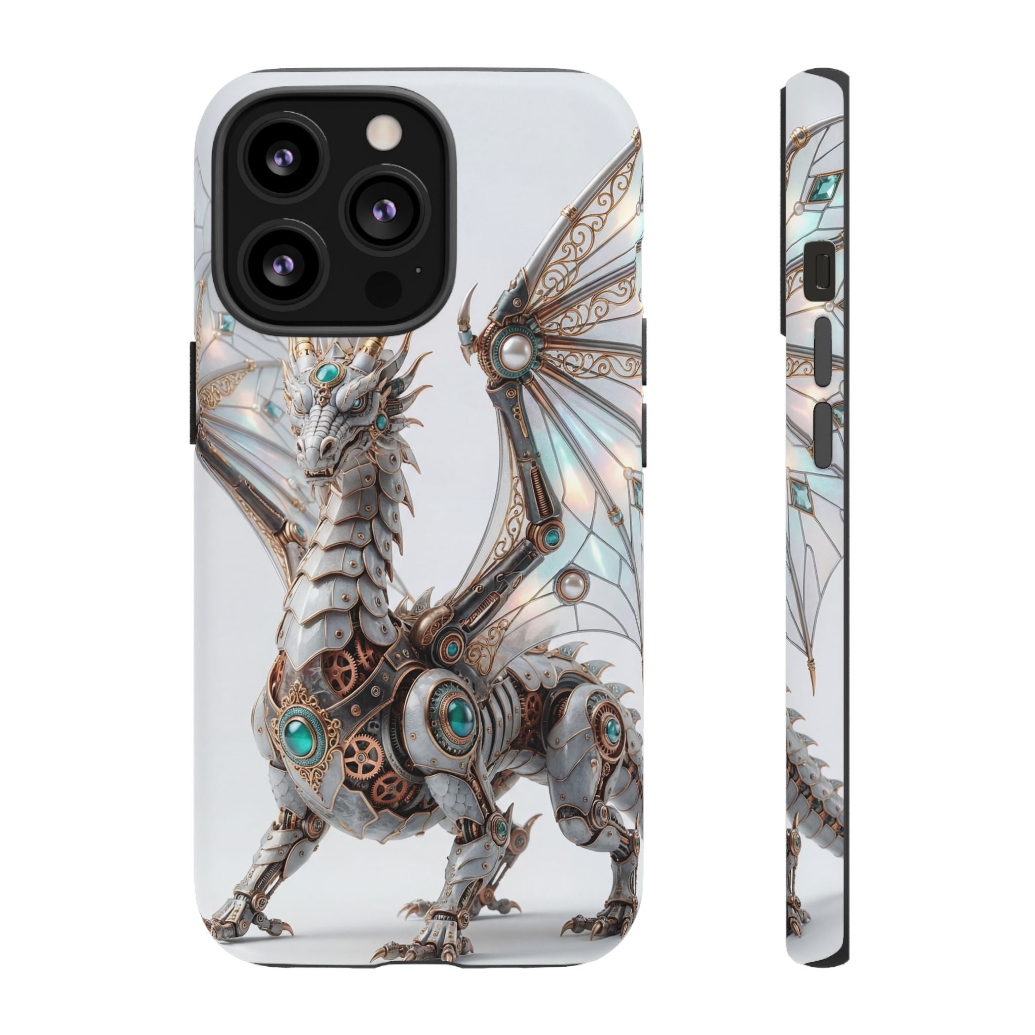 Steampunk Mechanical Dragon iPhone Case — Fantasy Armor Protective Cover
