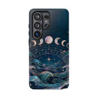 Celestial Zodiac Wheel Samsung Galaxy Phone Case | Moon Phase Phone Case