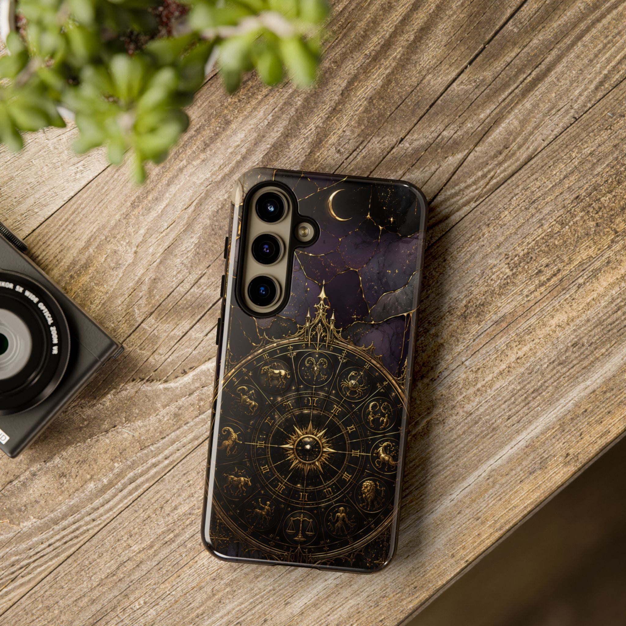 Astrology Wheel Samsung Galaxy Phone Case | Vintage Zodiac Phone Case