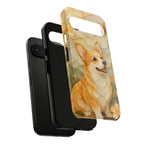 Corgi Google Pixel Phone Case | Stained Glass Dog Phone Case