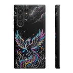 Colorful Neon Phoenix Tough Samsung Galaxy Phone Case