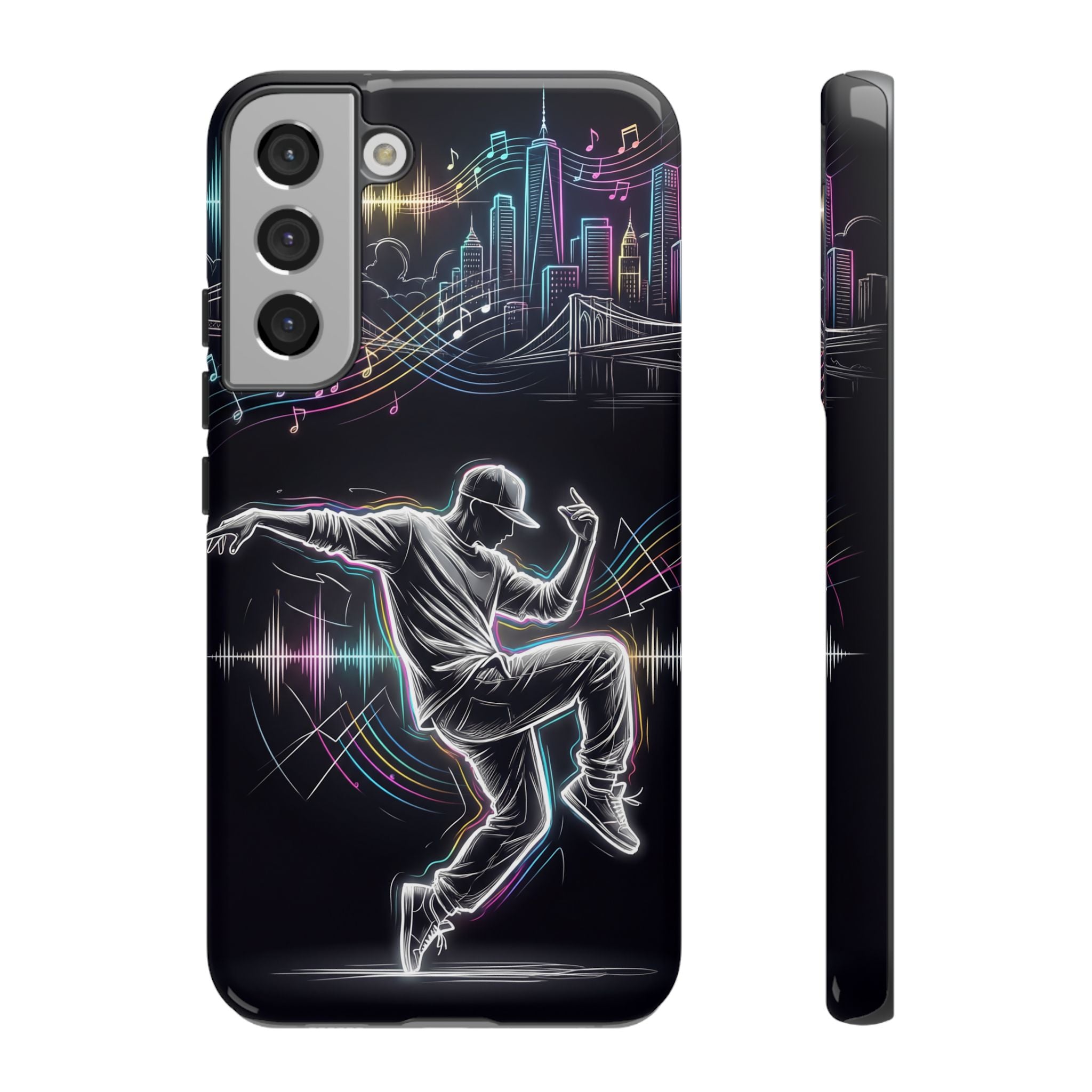Dancer Neon Skyline Samsung Galaxy Phone Case