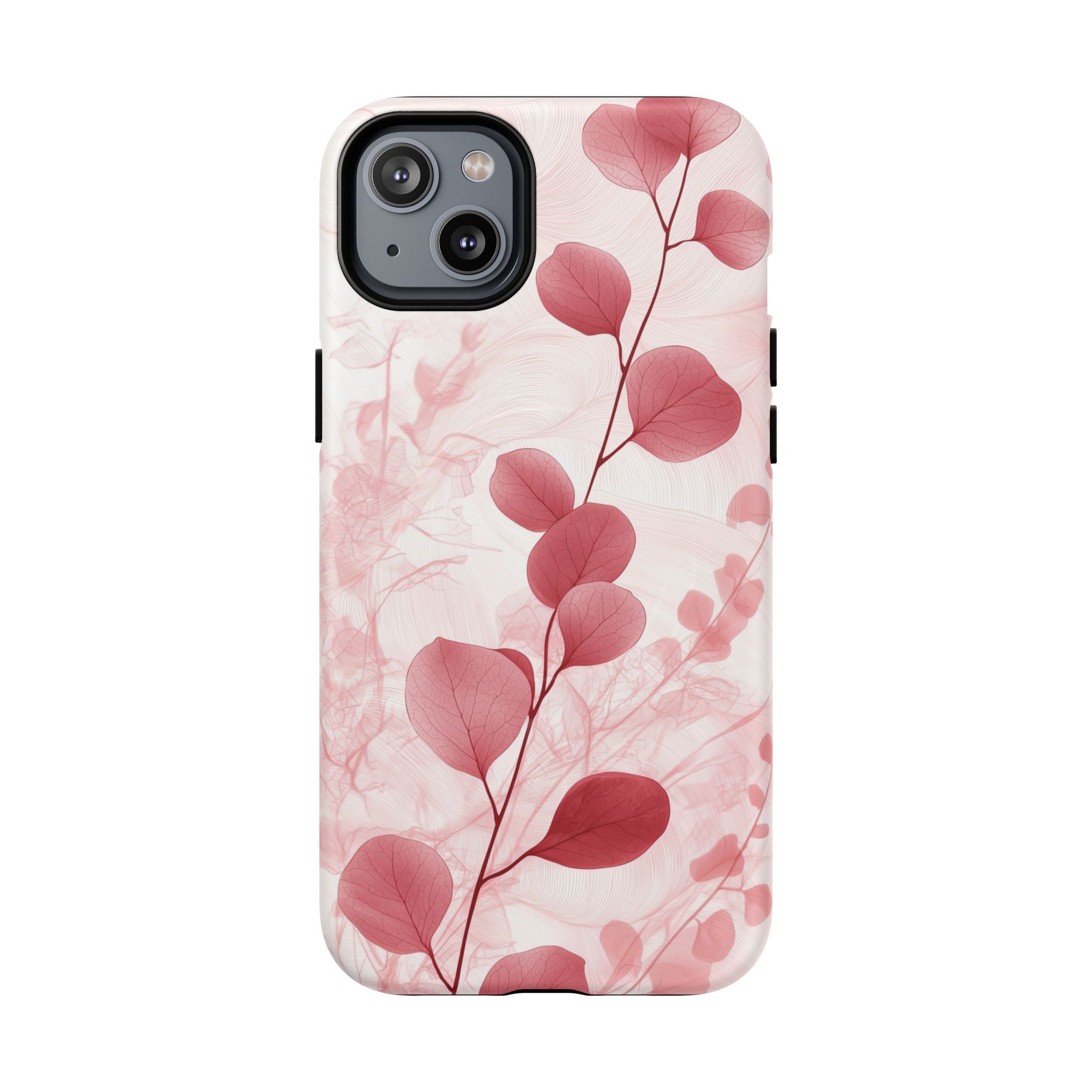 Pink Botanical Floral Eucalyptus MagSafe iPhone Case