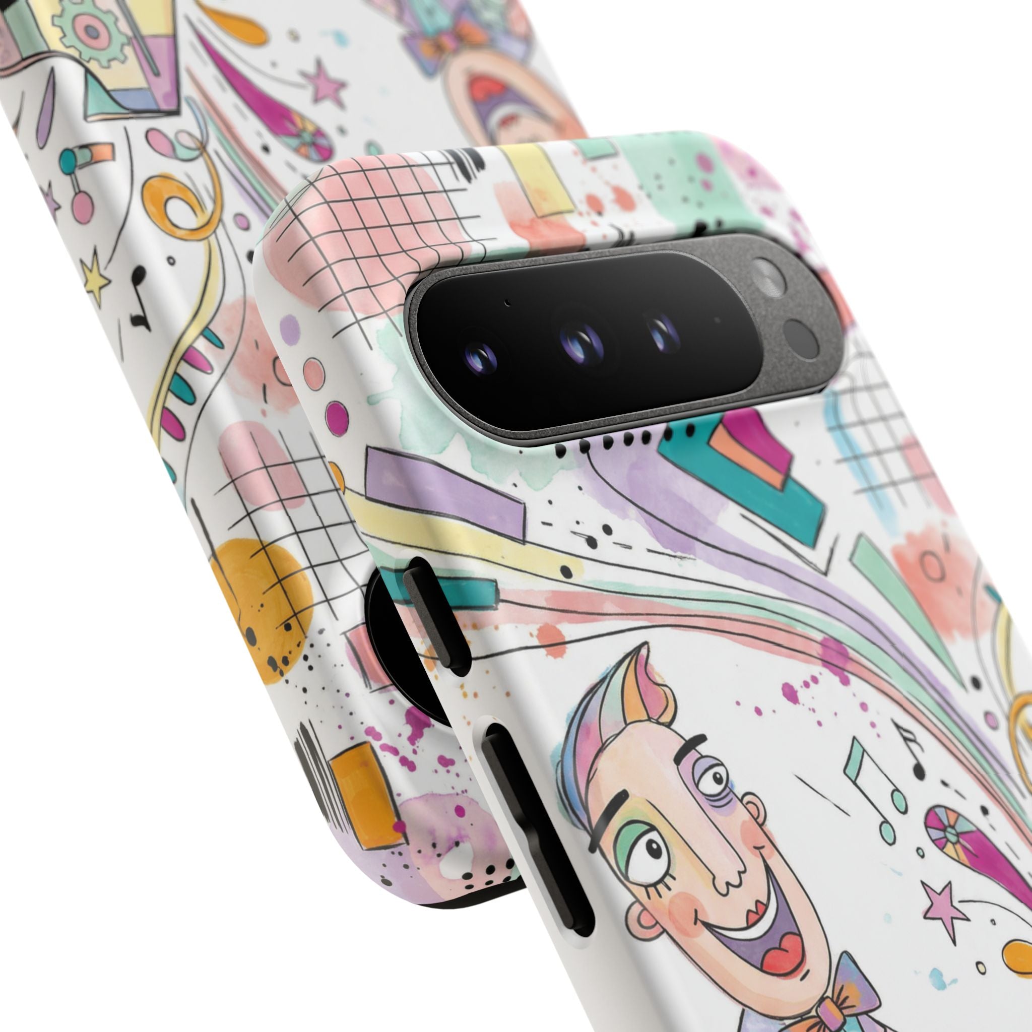Musical Pianist Google Pixel Phone Case | Colorful Whimsical Piano Art