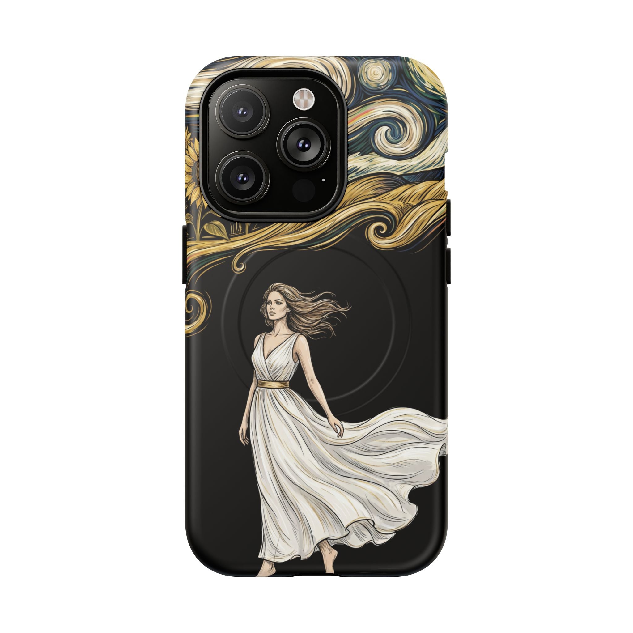 Grecian Muse MagSafe iPhone Case | Artistic Goddess Protective Case