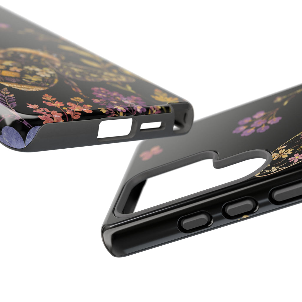Vintage Bee Floral Samsung Galaxy Phone Case