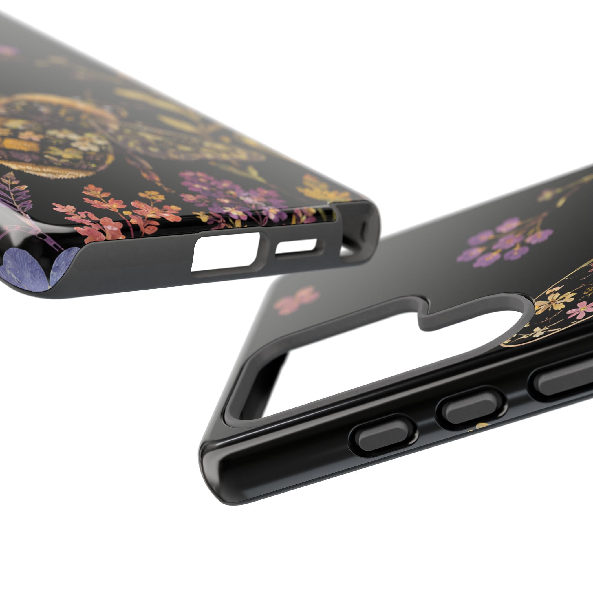 Vintage Bee Floral Samsung Galaxy Phone Case