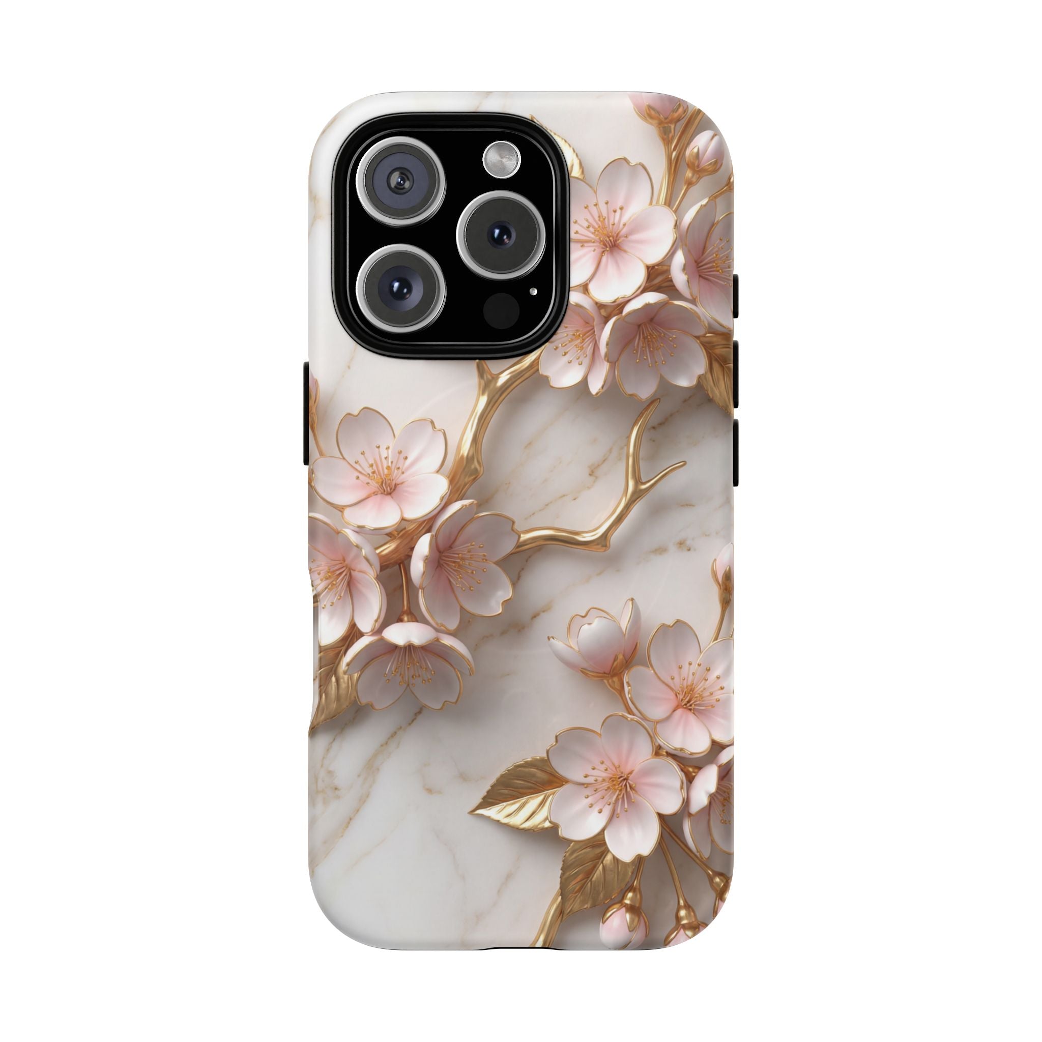 Floral Cherry Blossom MagSafe Phone Case — Tough Protective iPhone Cover