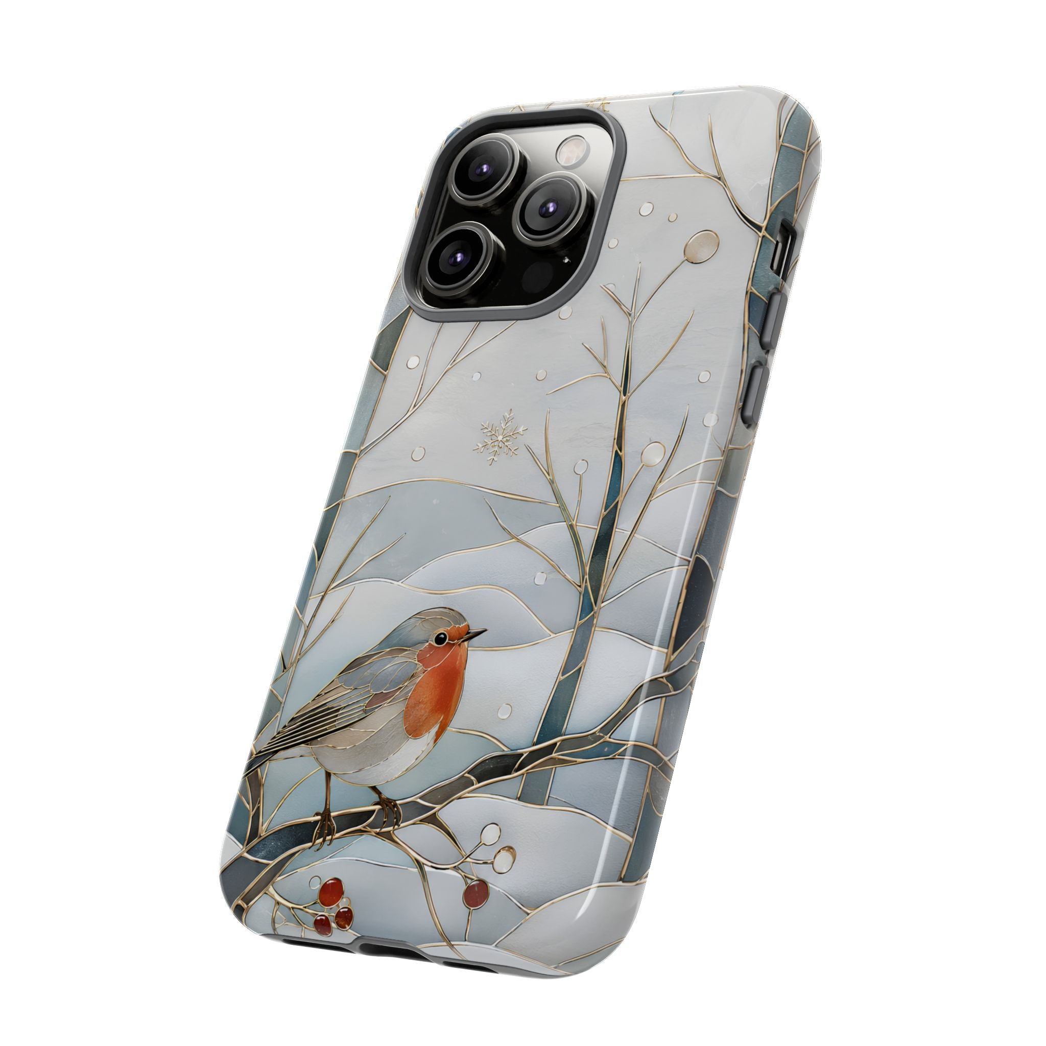 Robin iPhone Case | Winter Bird iPhone Case
