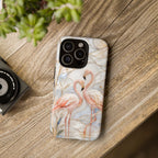 Flamingo iPhone Case | Stained Glass Bird Art