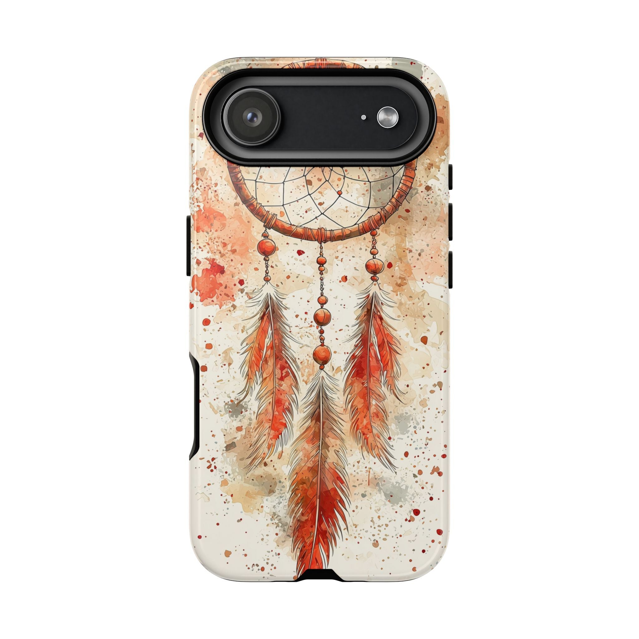 Dreamcatcher Tough iPhone Case | Watercolour Feather