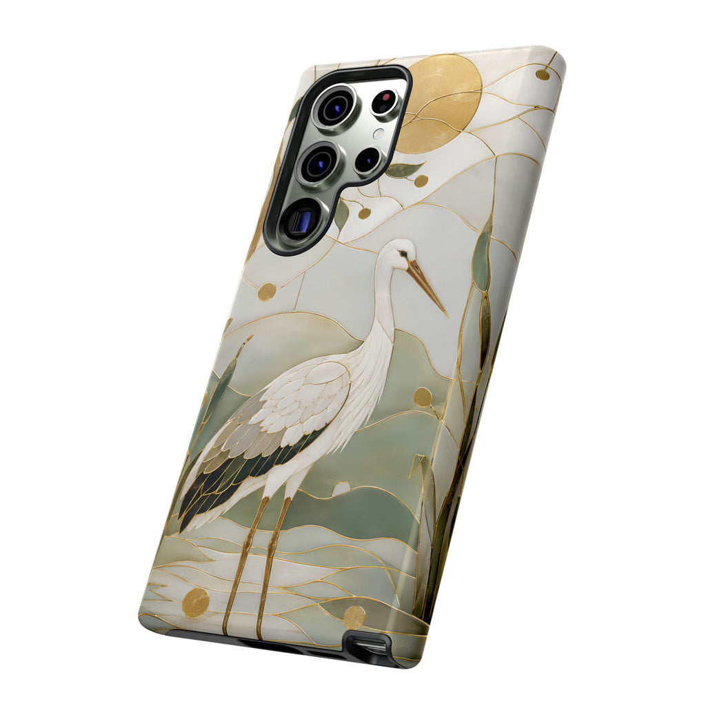 Heron Samsung Galaxy Phone Case | Coastal Bird Phone Case