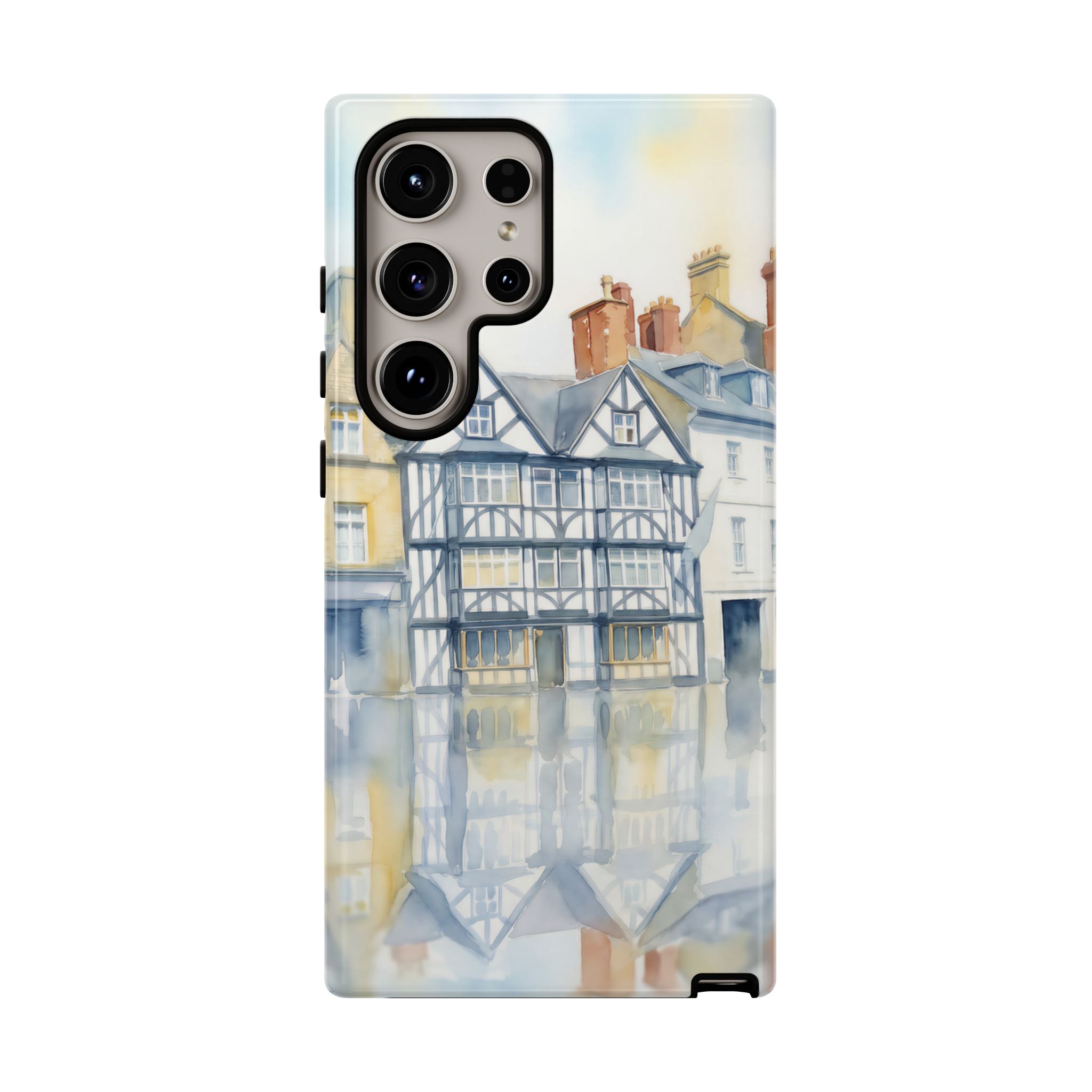 English Tudor Building Aesthetic Samsung Galaxy Phone Case