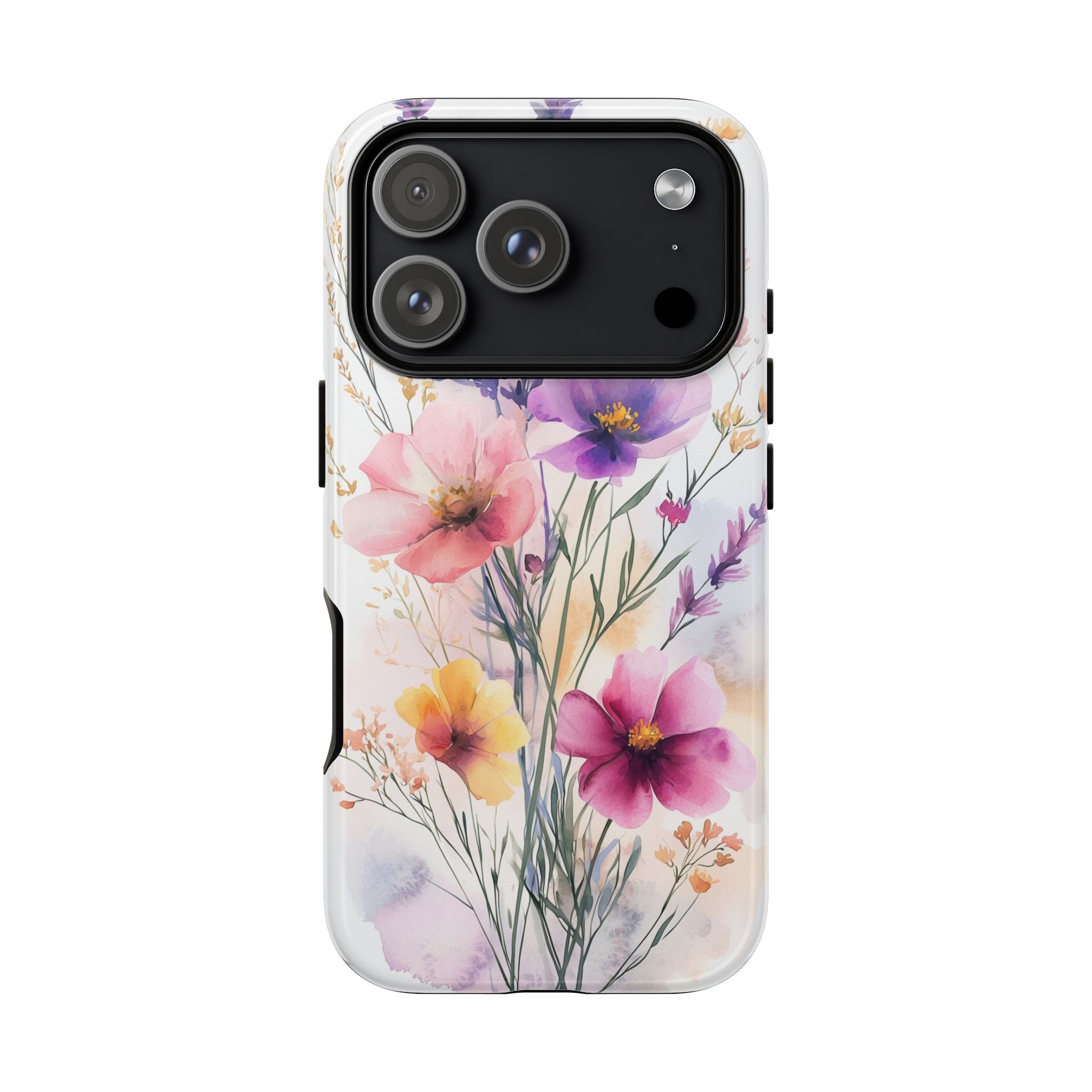 Floral Watercolour iPhone Case | Pastel Bouquet