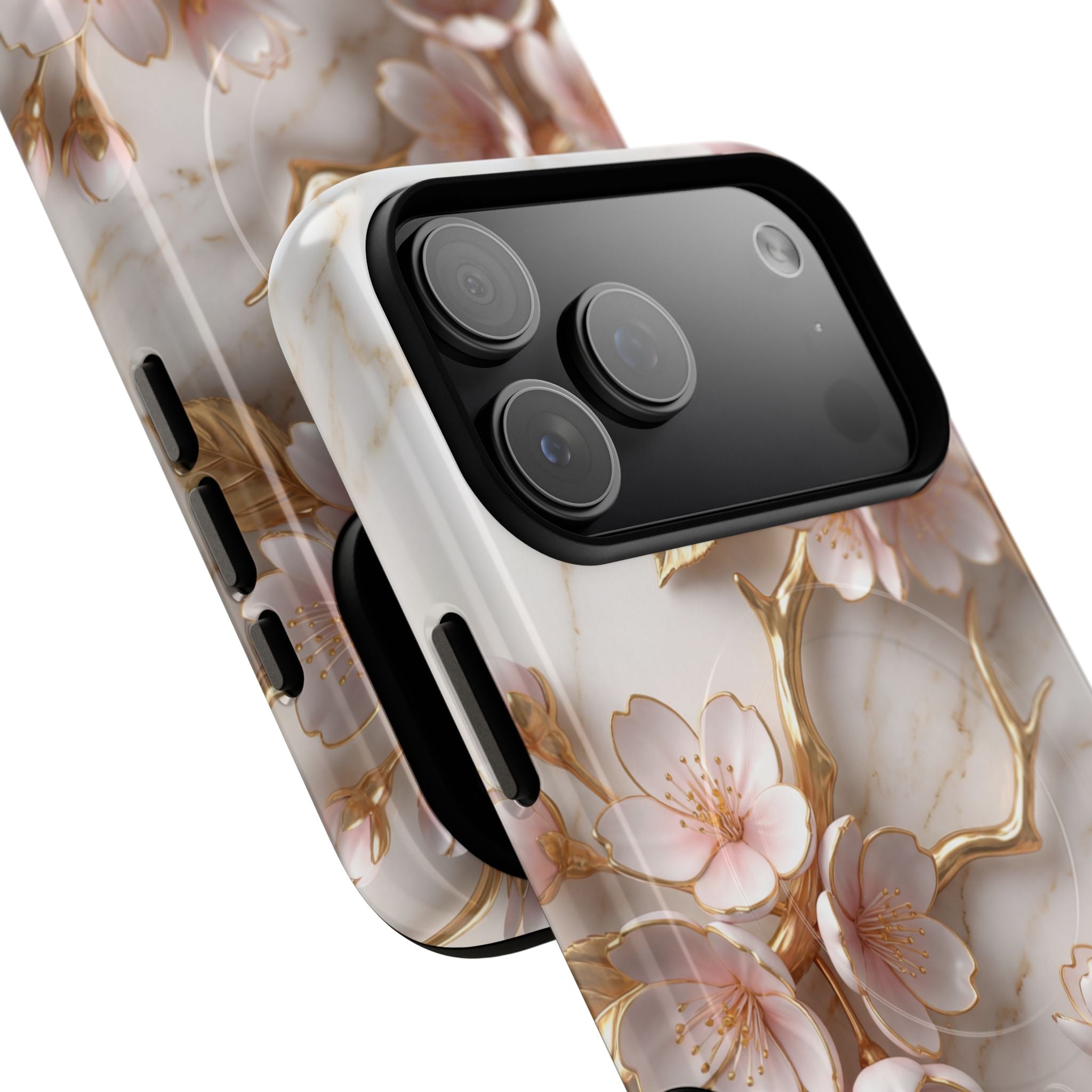Floral Cherry Blossom MagSafe Phone Case — Tough Protective iPhone Cover