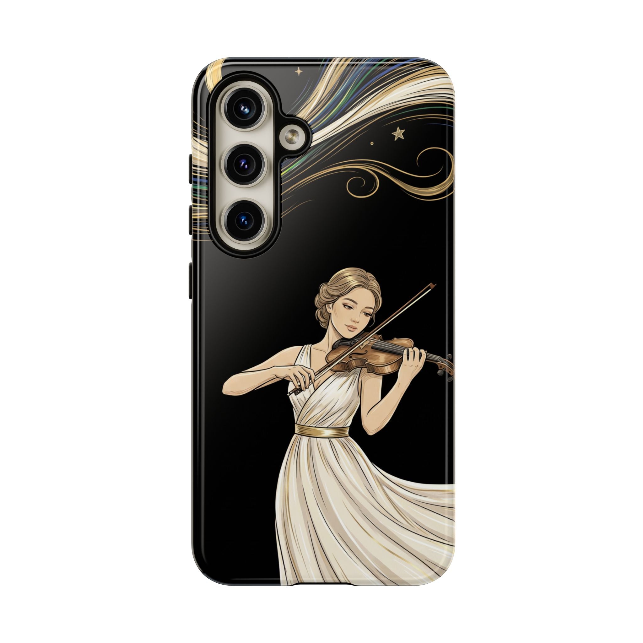 Violinist Samsung Galaxy Phone Case | Elegant Classical Musicist Design