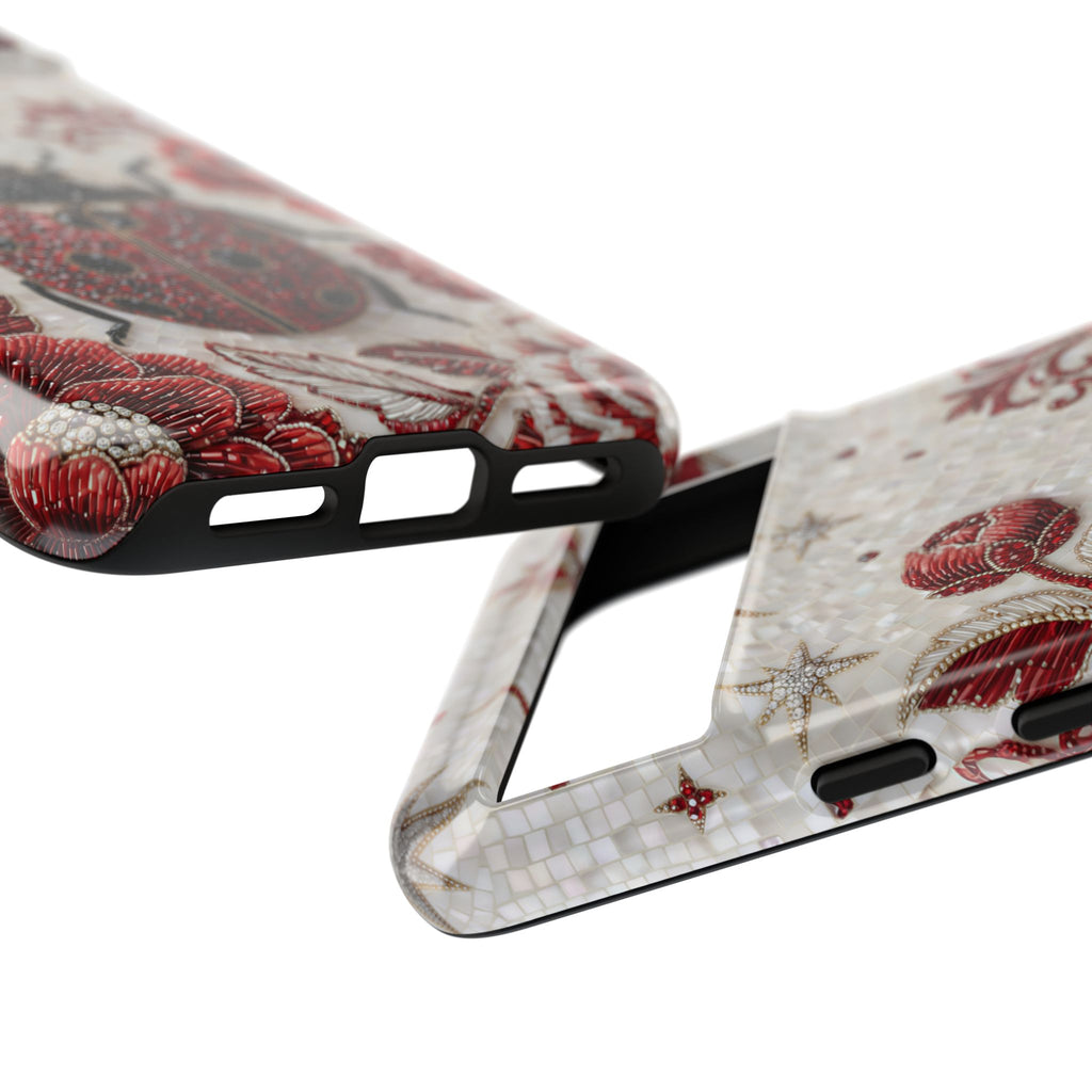 Cover protettiva "Vintage Red Beetle" per Google Pixel | Fantasia Floreale Coccinella