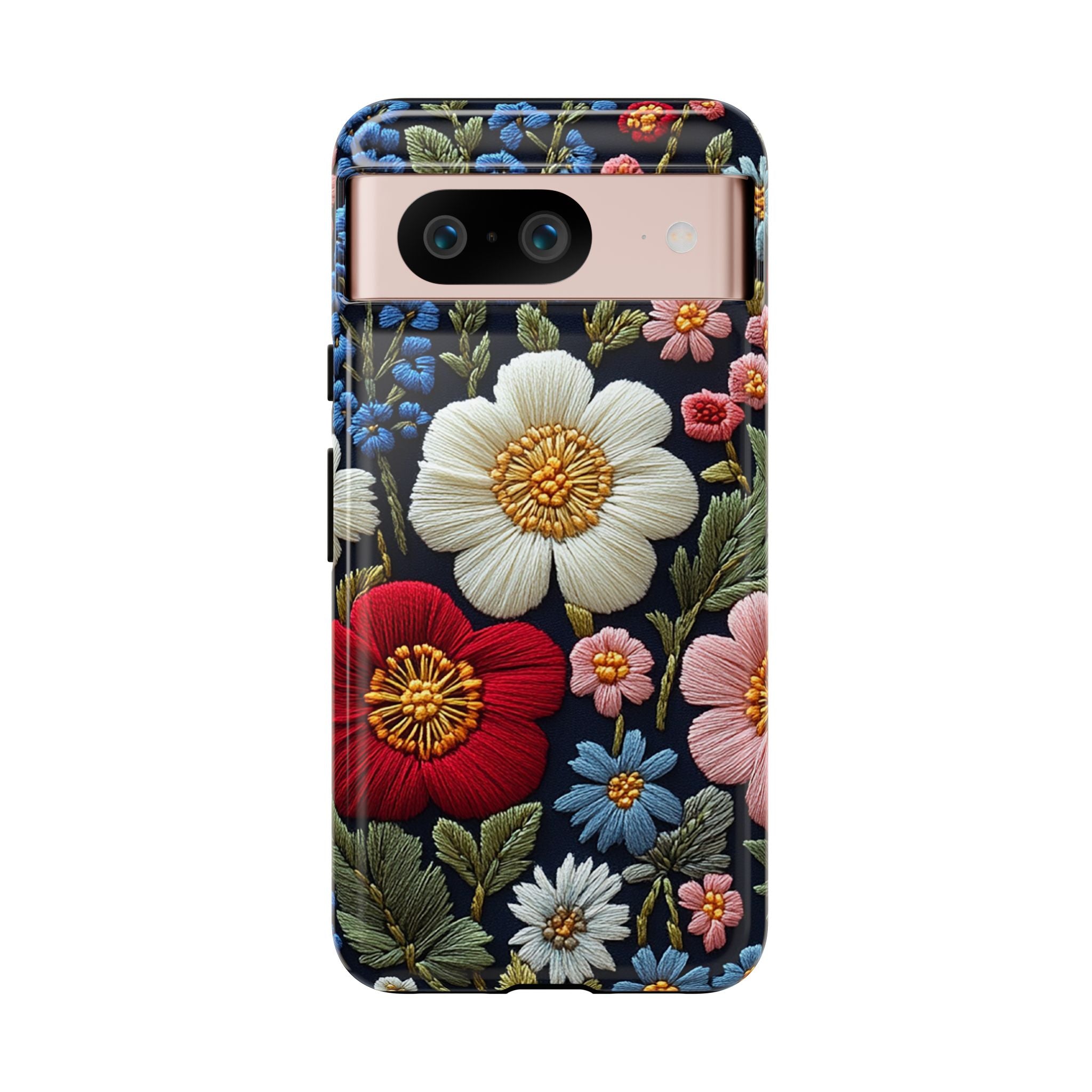 Floral Embroidered Garden Google Pixel Case