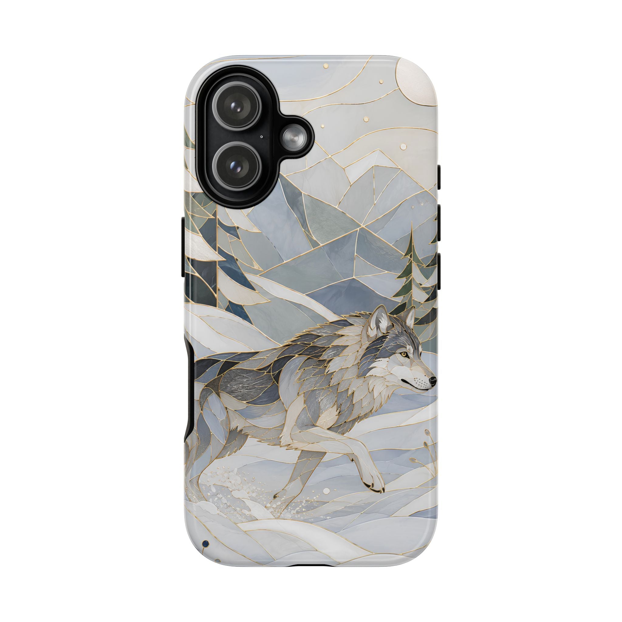 Winter Wolf iPhone Case | Mountain Forest iPhone Case
