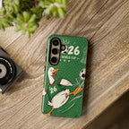 Soccer Duck Samsung Galaxy Phone Case | Funny Sports Mascot Cover