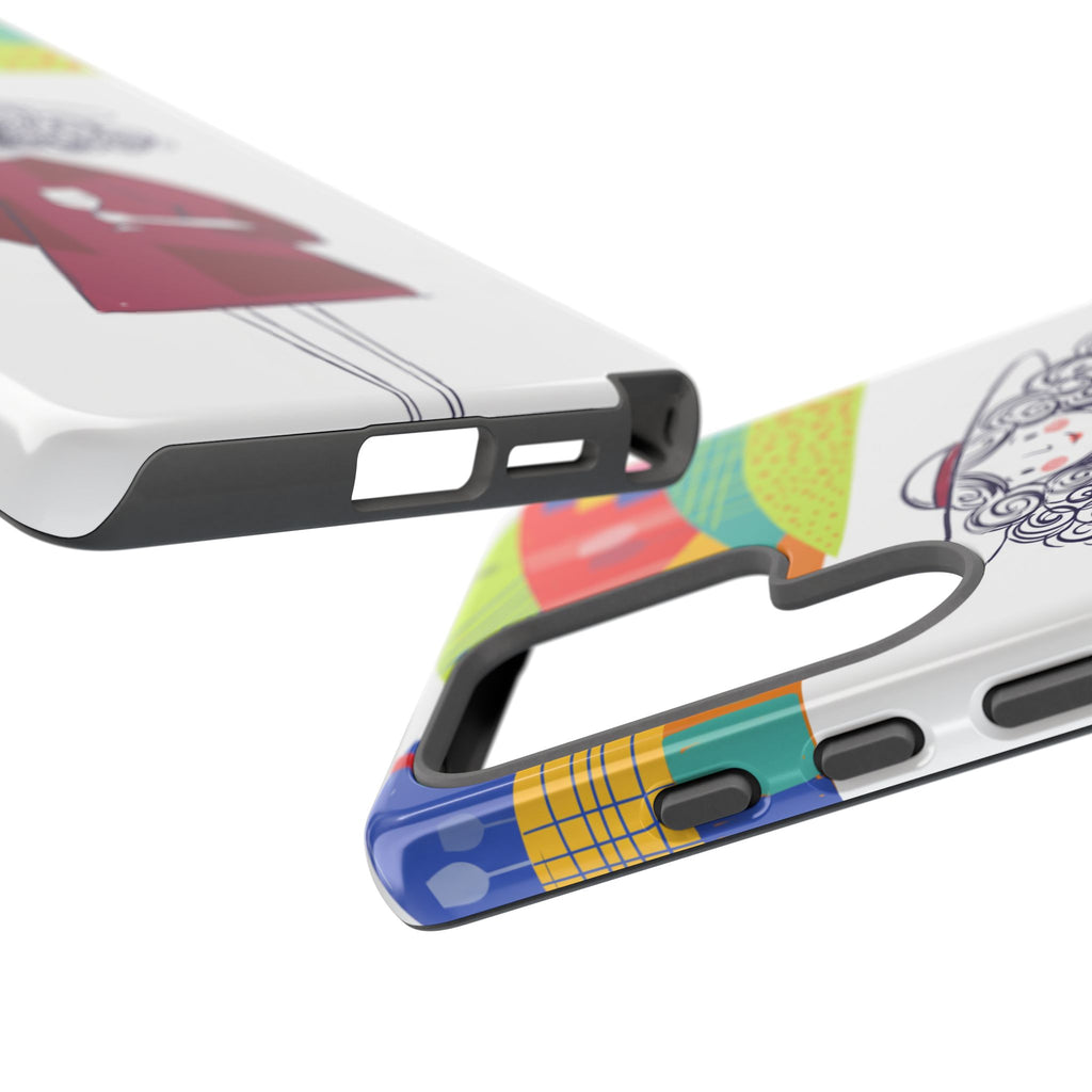 Colourful Artistic Wine Lady Samsung Galaxy Phone Case