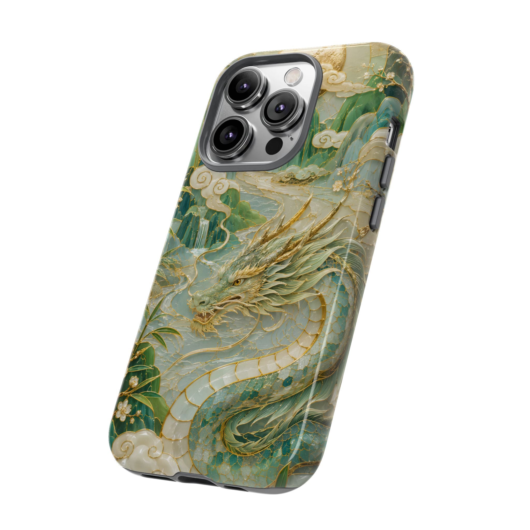 Chinese Dragon iPhone Case | Jade Dragon Art Cover