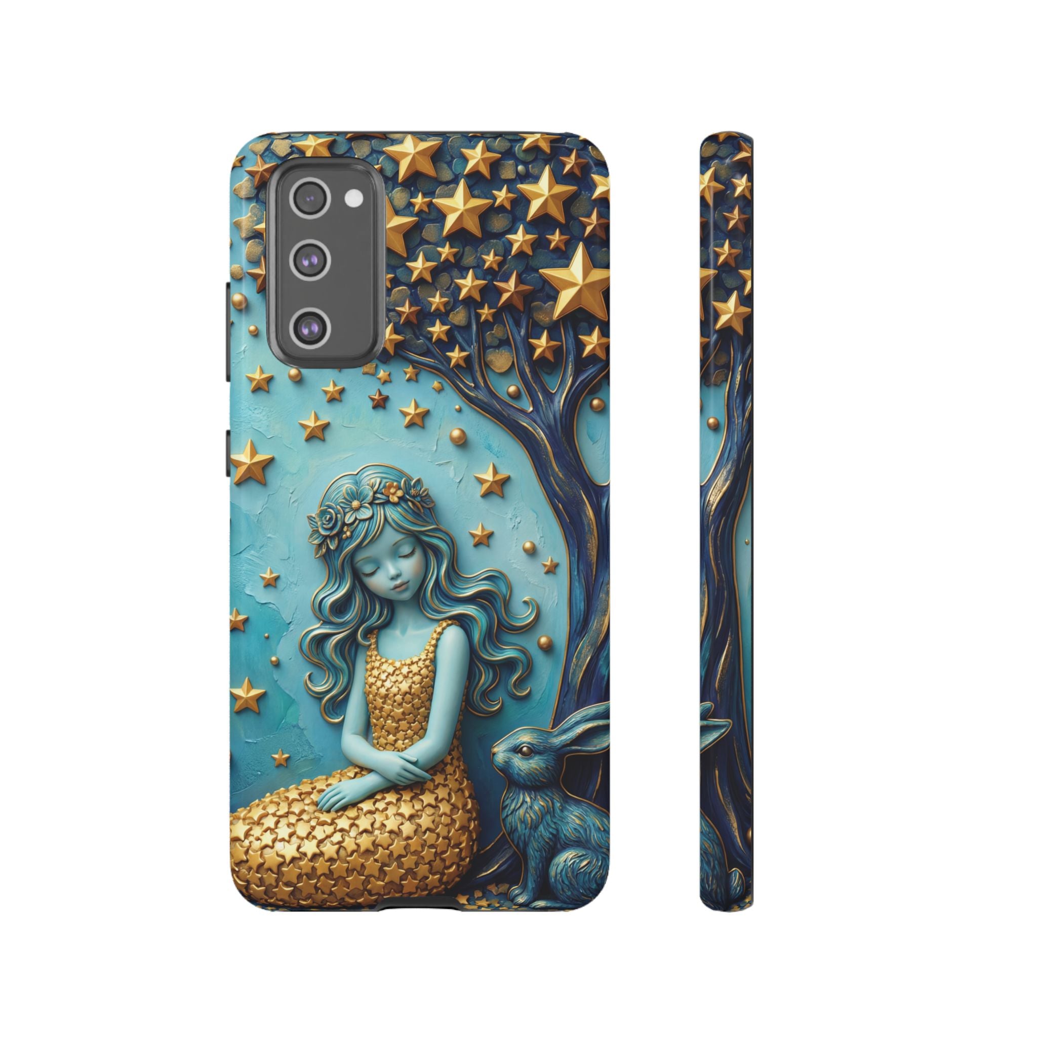 Dreamy Maiden & Star Tree Samsung Galaxy Phone Case