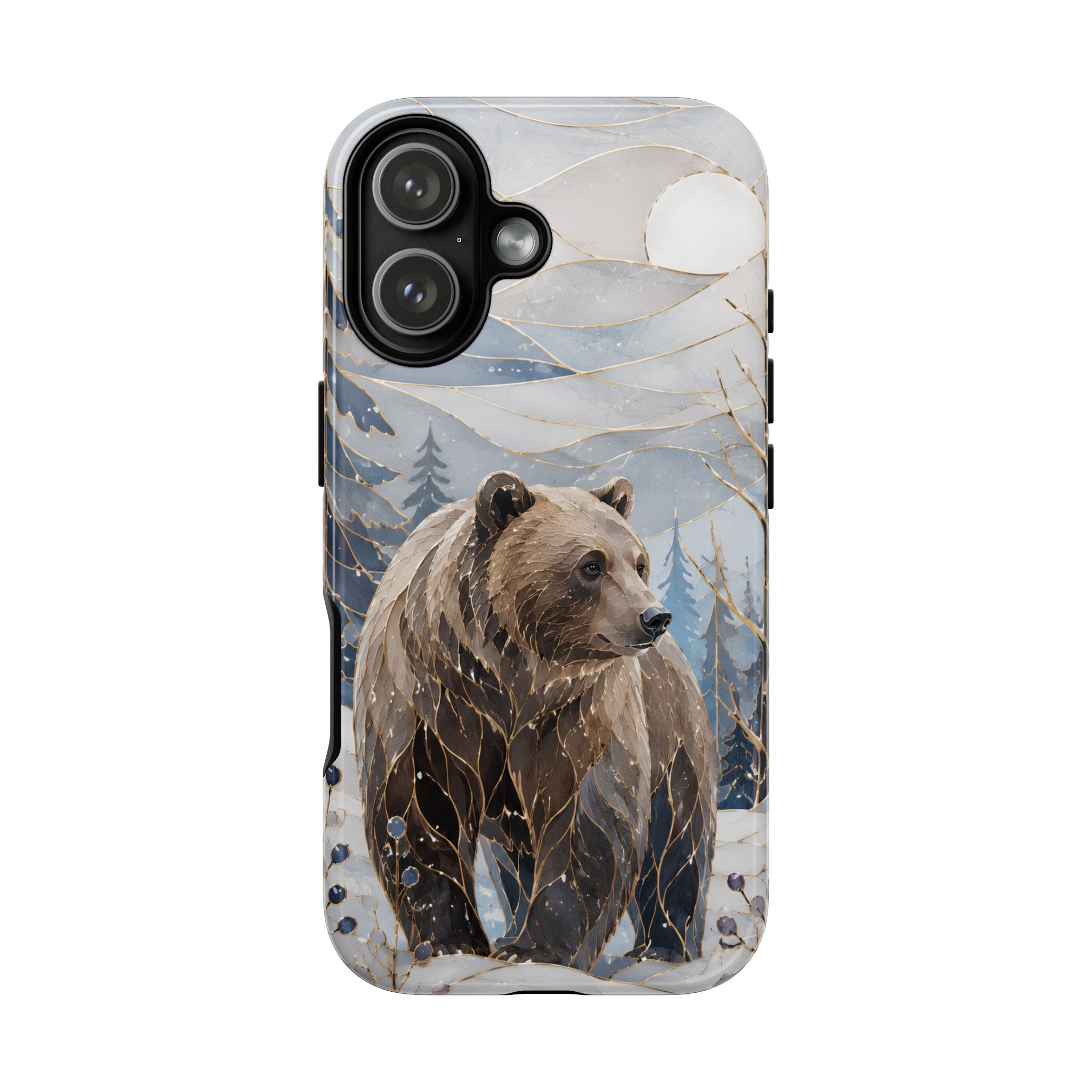 Grizzly Bear iPhone Case | Winter Wildlife iPhone Case