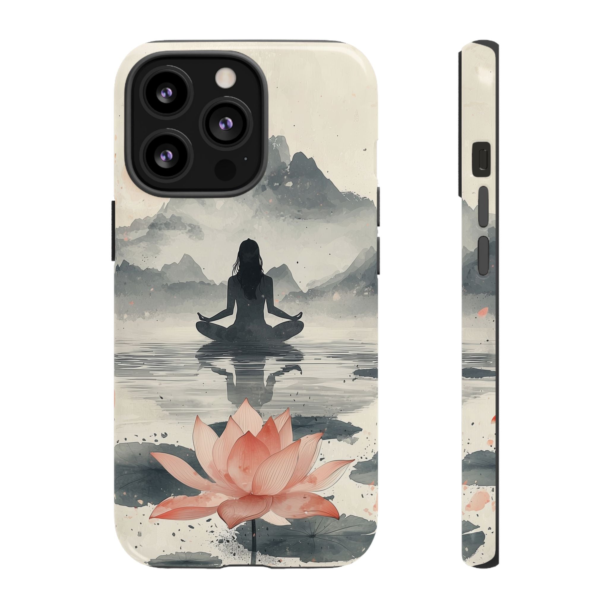 Zen Yoga Meditation Lotus iPhone Case