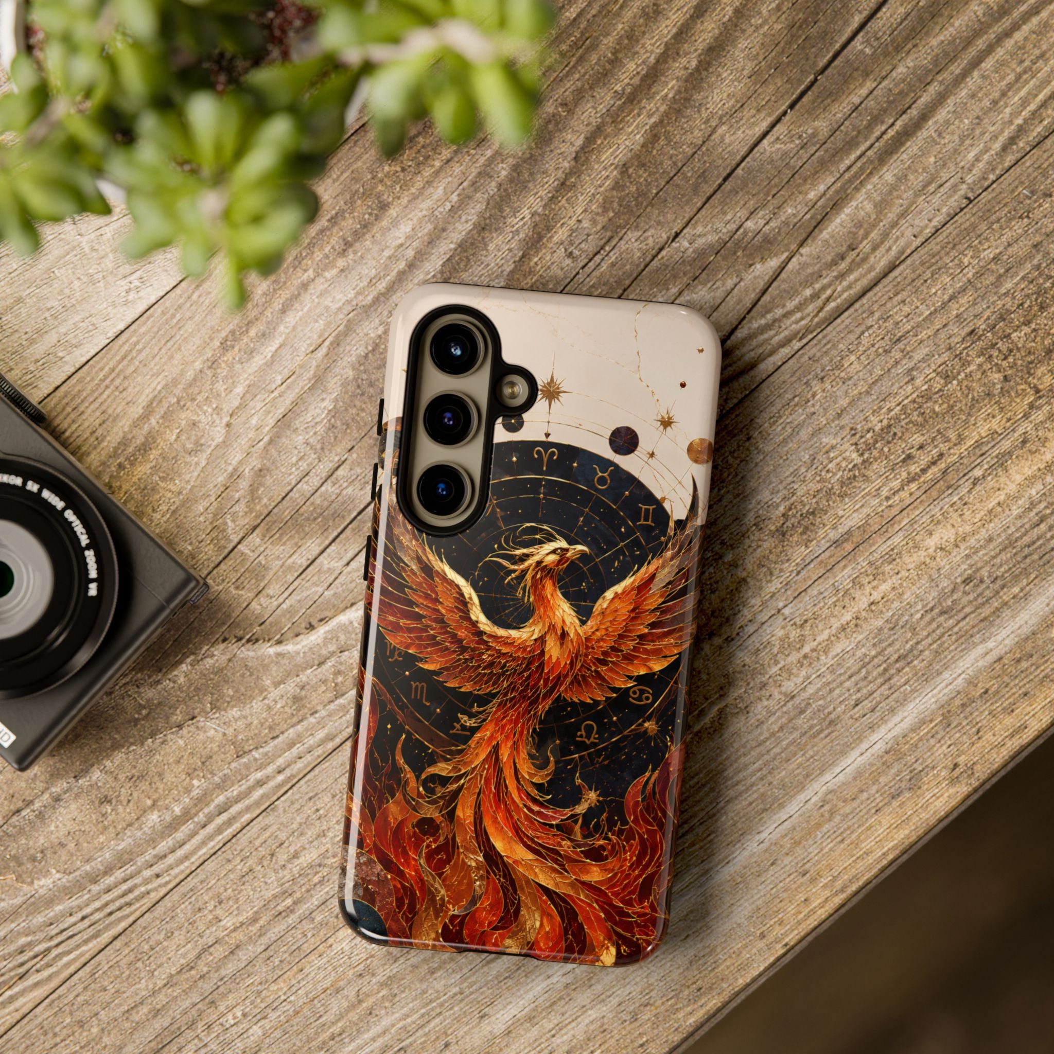 Phoenix Samsung Galaxy Phone Case | Celestial Fire Bird Case