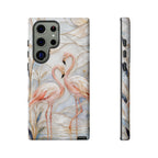 Flamingo Samsung Galaxy Phone Case | Stained Glass Bird Art