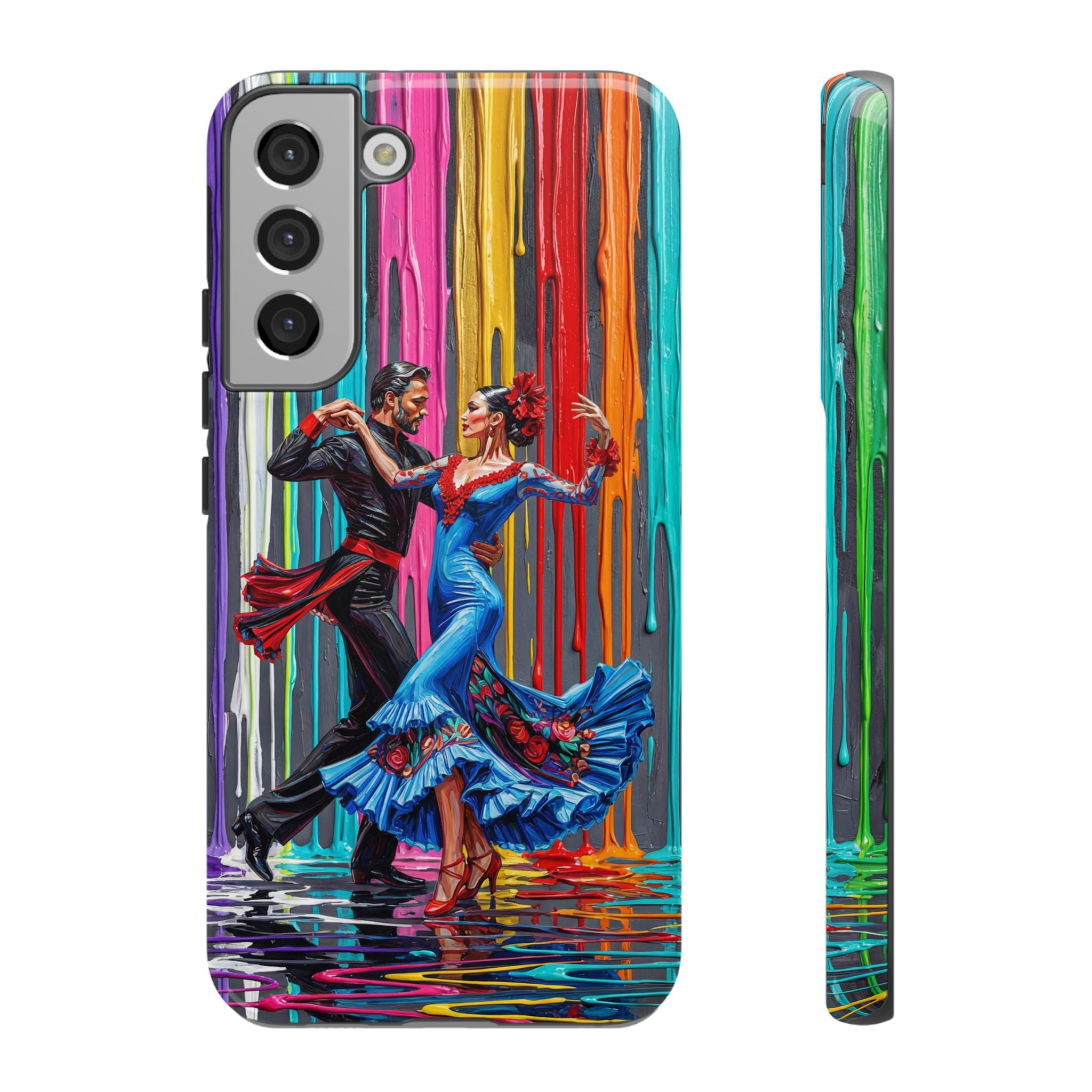 Colorful Tango Samsung Galaxy Phone Case | Vibrant Dancing Couple Art Protection