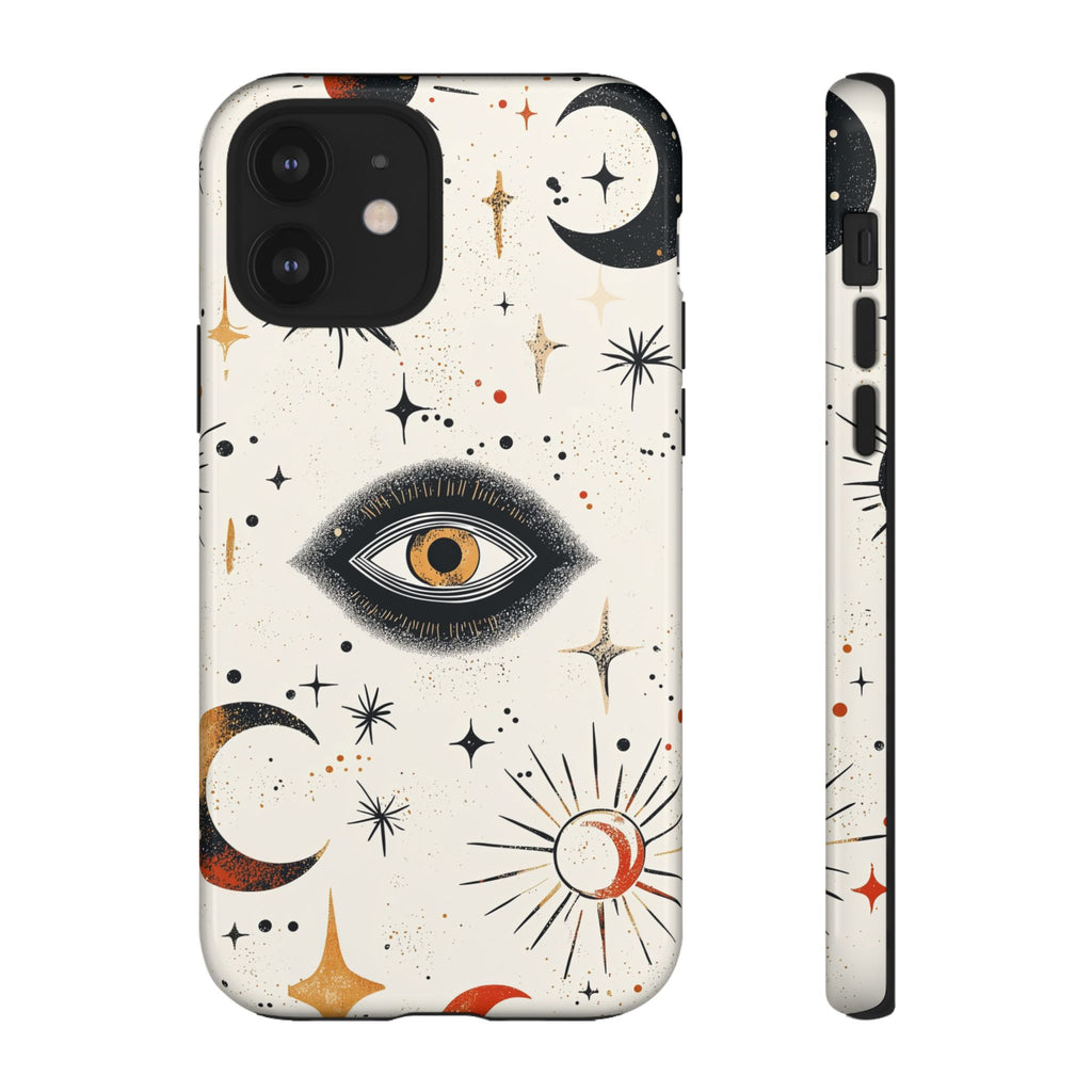 Mystic Eye iPhone Case | Celestial Moon & Star