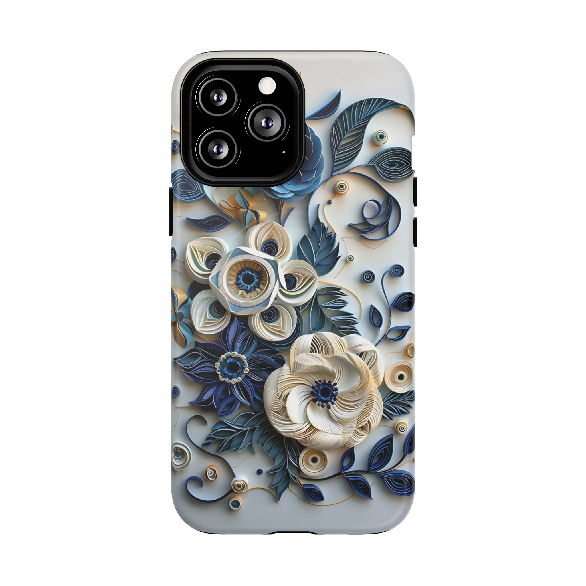 Floral Quilled Art Tough MagSafe Phone Case