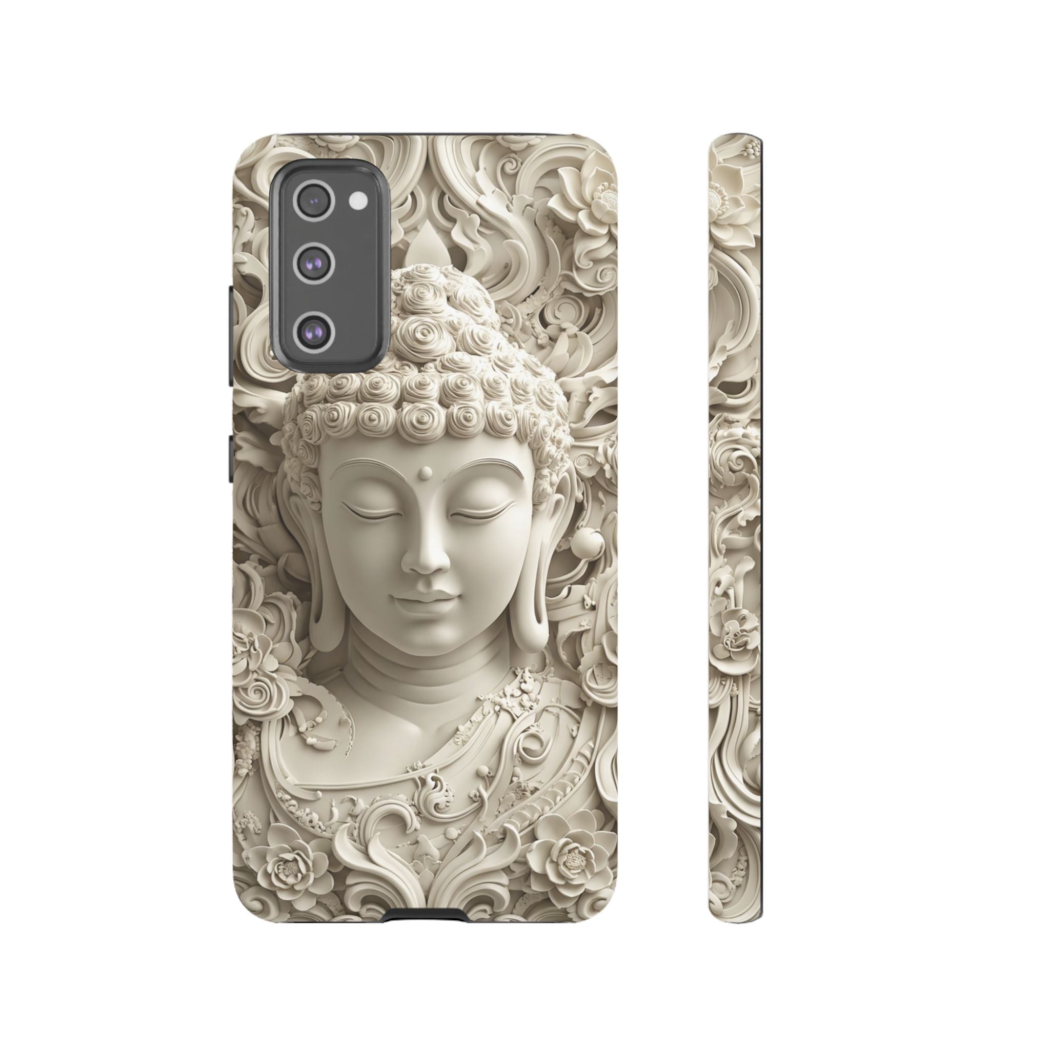 Buddha Relief Samsung Galaxy Case — Serene Zen Protective Phone Cover