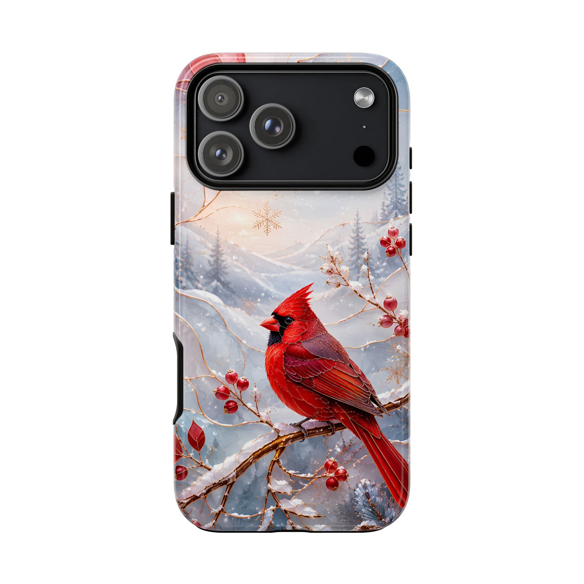 Cardinal iPhone Case | Winter Bird iPhone Case