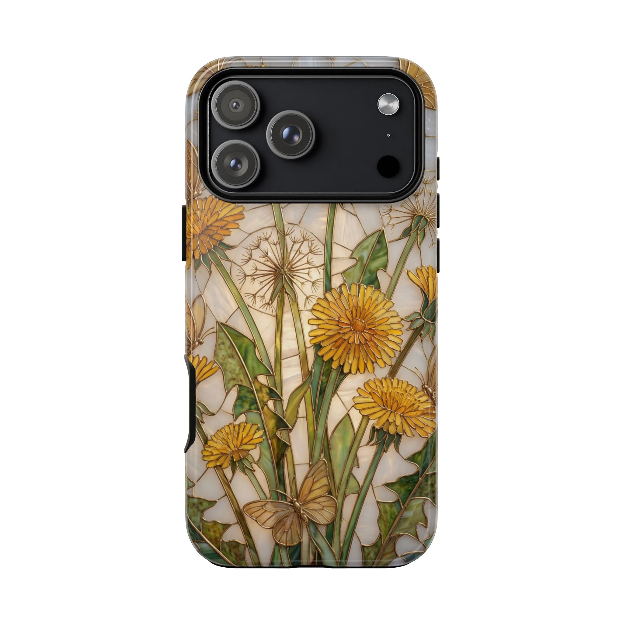 Dandelion Bouquet Tough iPhone Case — Floral Botanical Protective Cover