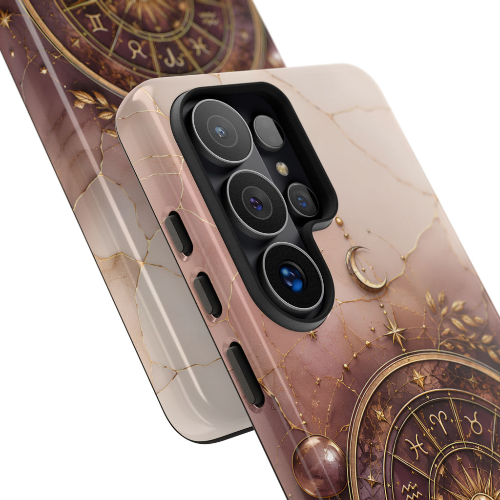 Zodiac Wheel Samsung Galaxy Phone Case | Celestial Astrology Phone Case