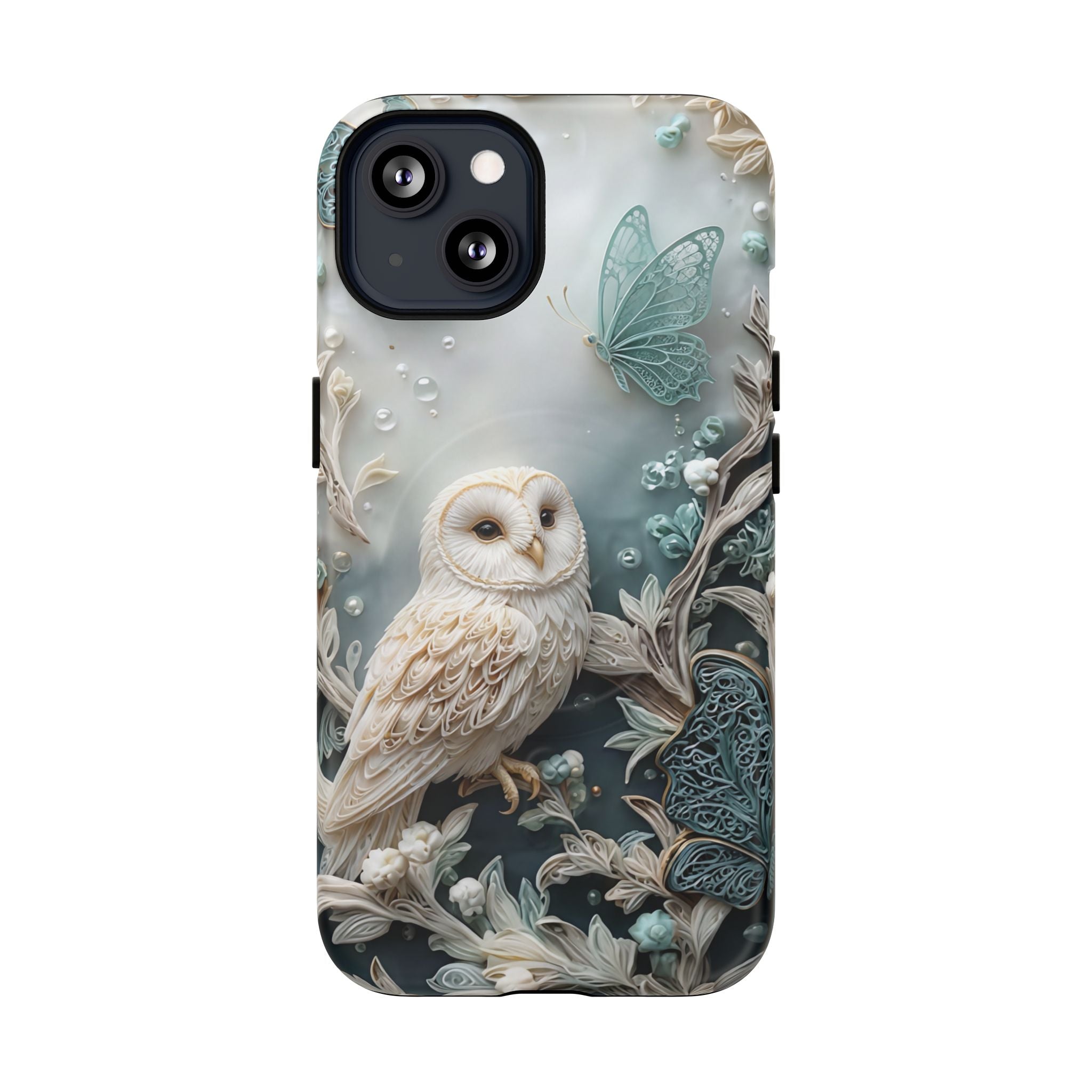 Barn Owl Floral MagSafe Phone Case