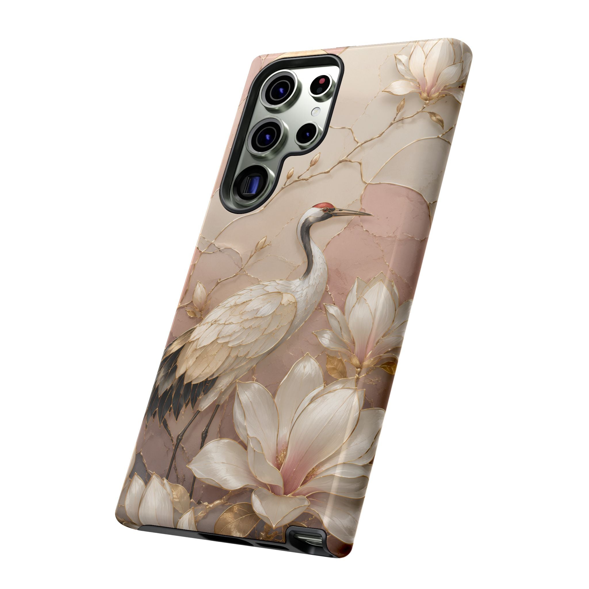 Crane Samsung Galaxy Phone Case | Floral Phone Case